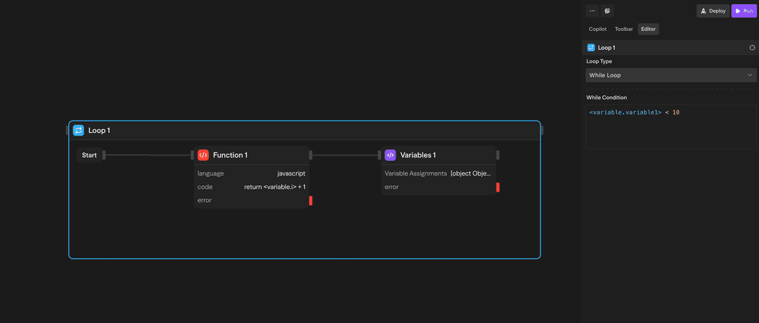 While Loop with condition