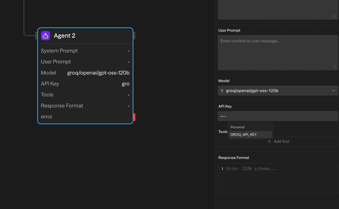 Using environment variables with double brace notation